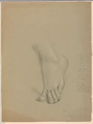 Ritning, Studie till duplikat av "Christiana", mars 1850