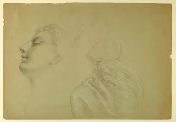 Teckning, studie till "Rättvisa och fred", 1886