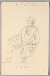 Teckning, studie till "Scientific Group", 1858