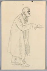 Teckning, studie till "Scientific Group", 1858
