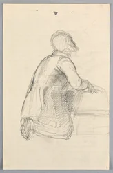 Teckning, studie till "Scientific Group", 1858