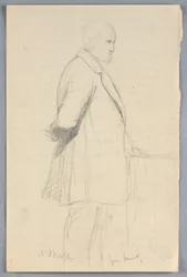 Teckning, studie till "Scientific Group", 1858