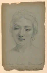 Teckning, Studie till "Guldsmeden", 5 juni 1883