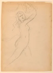 Teckning, Studie för National Academy, 1887