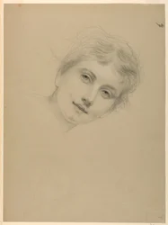 Teckning, Studie för National Academy, 1887