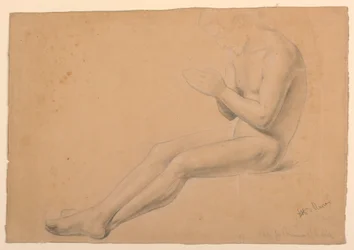 Figurstudie för "Communion of the Sick"
