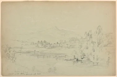 Mount Chocorua, från bäcken