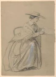 Mrs. Sheppard Gandy Sittande