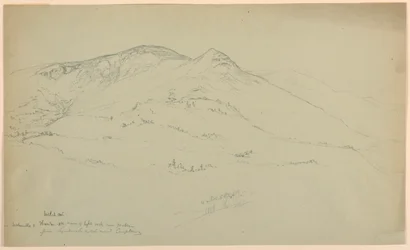Welch Mountain i Waterville och Thornton, New Hampshire, från Sandwich Notch Road, Campton