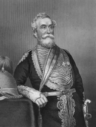 General Beatson, brittisk soldat, 1857.