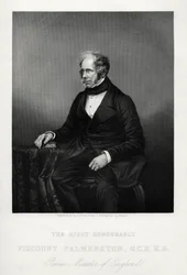 Henry John Temple, 3:e Viscount Palmerston, brittisk statsman, c1880