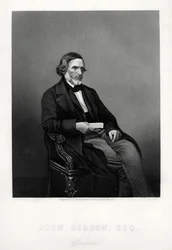 John Gibson, 1790-1866, brittisk skulptör, c1880.