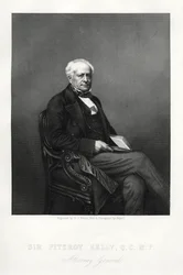 Sir Fitzroy Kelly, engelsk domare, c1880