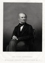 William Ewart Gladstone MP, brittisk liberal premiärminister, 1880.