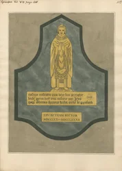 Mässingsplatta för Thomas Symons från Greenford Church