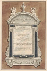 Minnesmärke till Francis Phelips, från Sunbury Church
