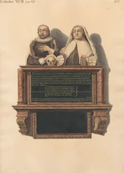Minnesmärke till Francis Poulton från Twickerham Church