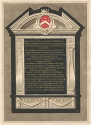 Minnesmärke till George Lord Berkeley från Cranford Church