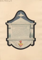 Minnesmärke till Inyr Burgess, från East Ham Church