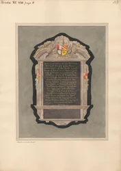 Minnesmärke till Sir William Herbert från Hendon Church