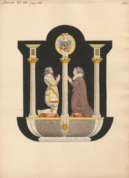 Dame Katherine Darcys grav från Isleworth Church
