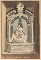 Tomb av Mrs Susannah Thomas och Dame Dorothy Thomas från Hampton Church