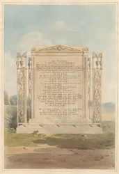 Tomb av Philip James de Loutherbourg, från Chiswick Churchyard