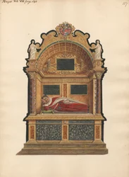 Grav av Sir Edward Fennen av Hayes från Hayes Church