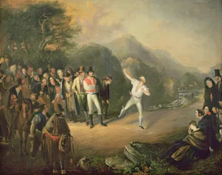 Bowlingmatch på Castlemary, Cloyne, 1847