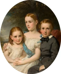 The Children of William Neish, ca 1862 (olja på duk)
