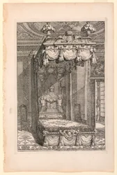Design för State Bedchamber, i Second Livre d