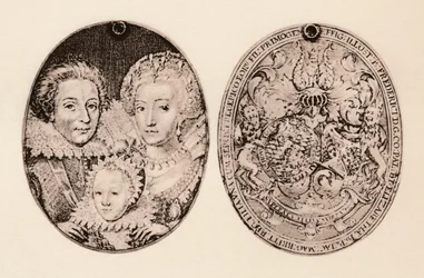 Fredrik av Böhmen, Elizabeth Stuart och deras son, Frederick Henry, 1621, 1904