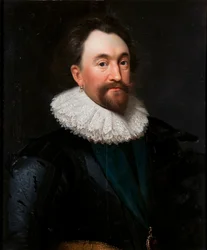 Porträtt av William Herbert, 3:e jarl av Pembroke, ca 1620-30