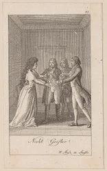 Plansch 10 till August von Kotzebues ”Indianerna i England”