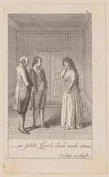 Blad 2 till August von Kotzebues "Indianerna i England"