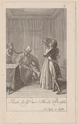 Blad 6 till Aug. von Kotzebues ”Indianerna i England”