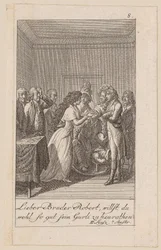 Plansch 8 till August von Kotzebues "Indianerna i England"