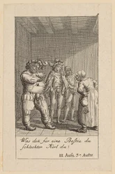 Plansch 9 till Shakespeares "Kung Henrik IV"