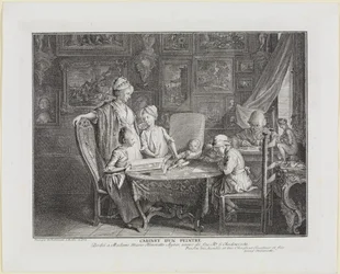 En målares kabinett. Konstnärens familjeblad.
