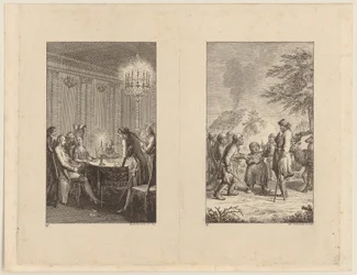 Candide hos en skådespelerska [vänster]; Candide i Norge [höger]