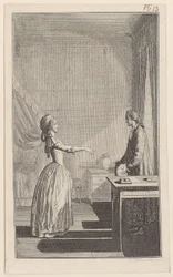 Clarisse anklagar Lovelace för att ha lämnat henne försvarslös, vanärat henne och berövat henne all sinnesro och dygd