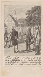 Fredrik II upplyser den sachsiske ministern von Bülow, som svar på hans fråga, om orsaken till att hans herre inte kommer att få Mähren