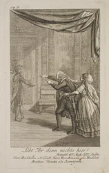 Hamlet ser sin fars uppenbarelse