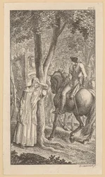 Herr von E. stöter på Minchen i skogen