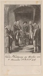 Hyllning i Breslau den 7 november 1741
