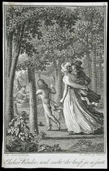 Illustration till ”Beckers almanacka för 1798”
