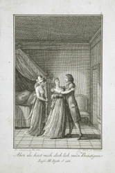 Illustration till Beckers almanacka för 1798