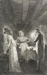 Illustration till “Beckers almanacka för 1799”