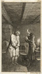 Illustration till Henry Pestalozzis "Leonard och Gertrud eller Bybornas seder"