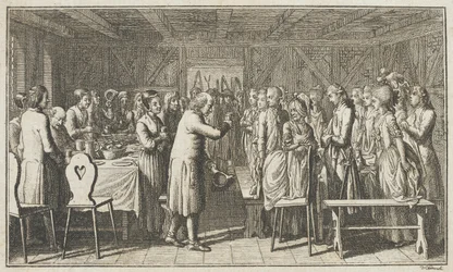 Illustration till Paul Erdmans Fest Wandsbecher ”Budbärare från M. Claudius”, fjärde delen